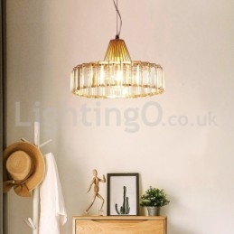 Nordic enkelvoudige kristallen hanglamp