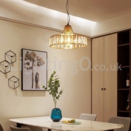 Nordic enkelvoudige kristallen hanglamp