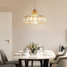 Nordic enkelvoudige kristallen hanglamp