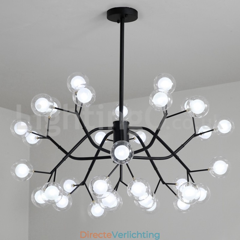 Nordic Style Magic Bean Kroonluchter Kleine Heldere Transparante Glazen Bubbelbol Kroonluchter