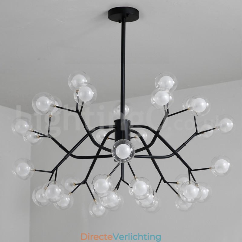Nordic Style Magic Bean Kroonluchter Kleine Heldere Transparante Glazen Bubbelbol Kroonluchter