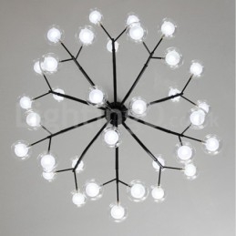 Nordic Style Magic Bean Kroonluchter Kleine Heldere Transparante Glazen Bubbelbol Kroonluchter