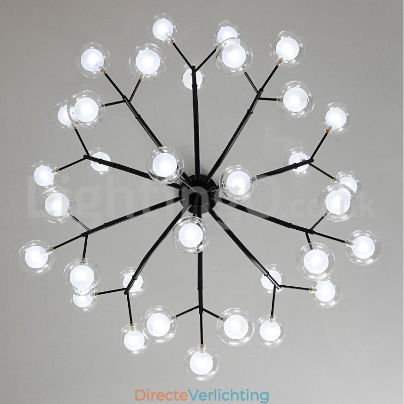 Nordic Style Magic Bean Kroonluchter Kleine Heldere Transparante Glazen Bubbelbol Kroonluchter