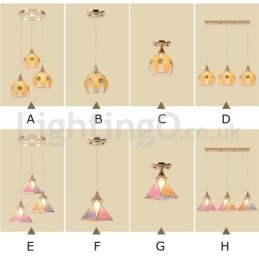 Goedkope 1 licht 3 lichten moderne hanglamp