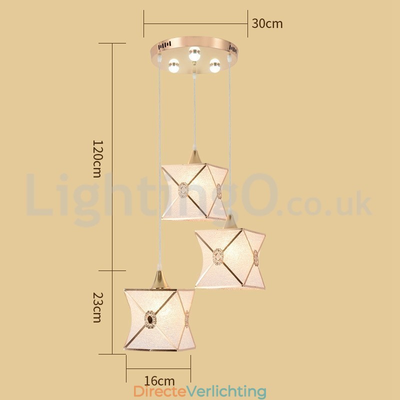 Moderne hanglamp met 1 licht en 3 lampen voor een lage prijs
