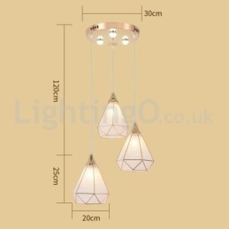 Moderne hanglamp met 1 licht en 3 lampen voor een lage prijs