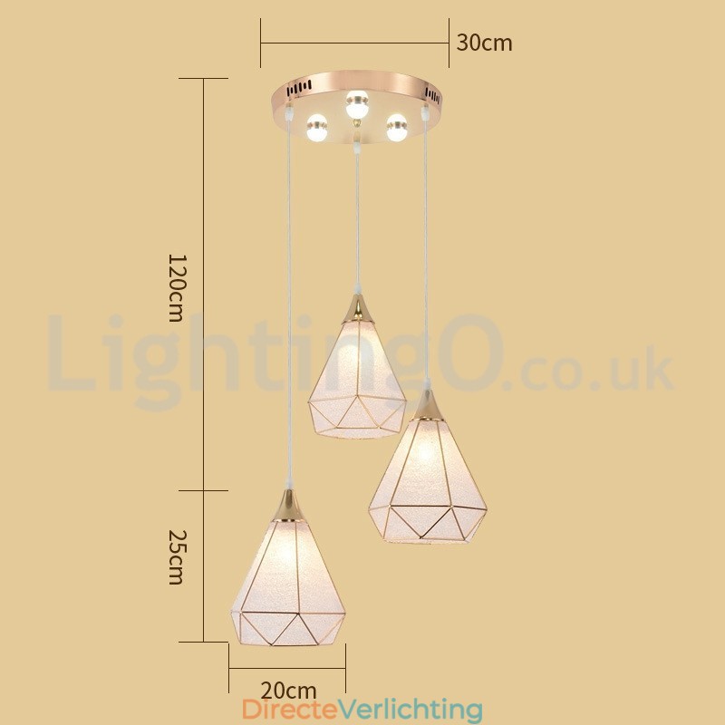 Moderne hanglamp met 1 licht en 3 lampen voor een lage prijs