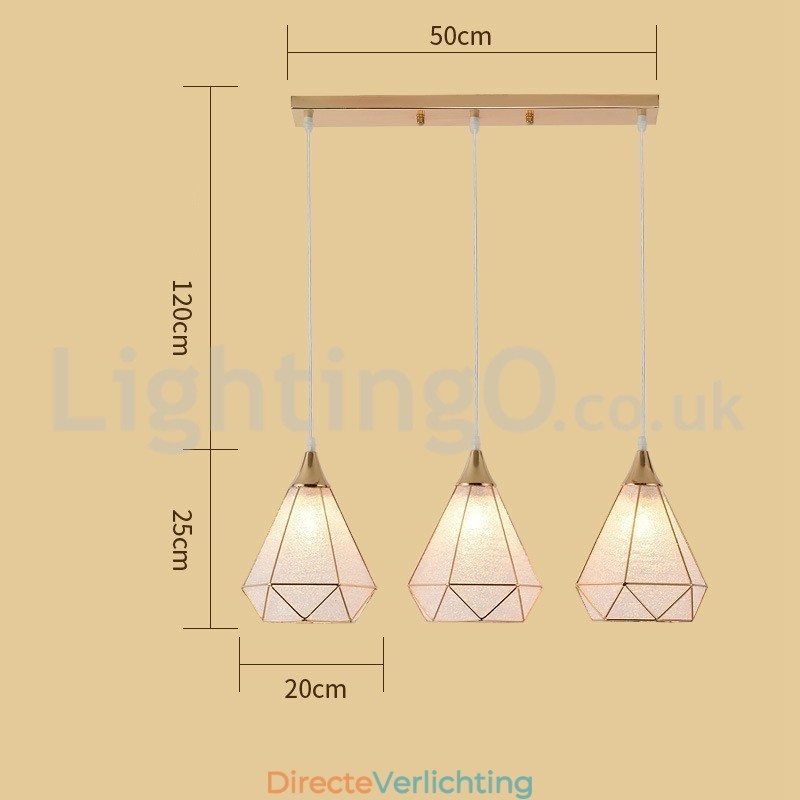 Moderne hanglamp met 1 licht en 3 lampen voor een lage prijs