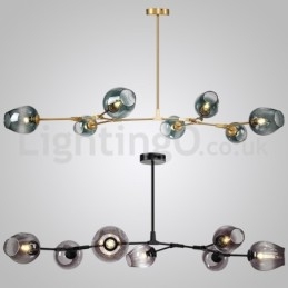 Nordic Modern Magic Bean Glazen Kroonluchter Moleculaire Kroonluchter