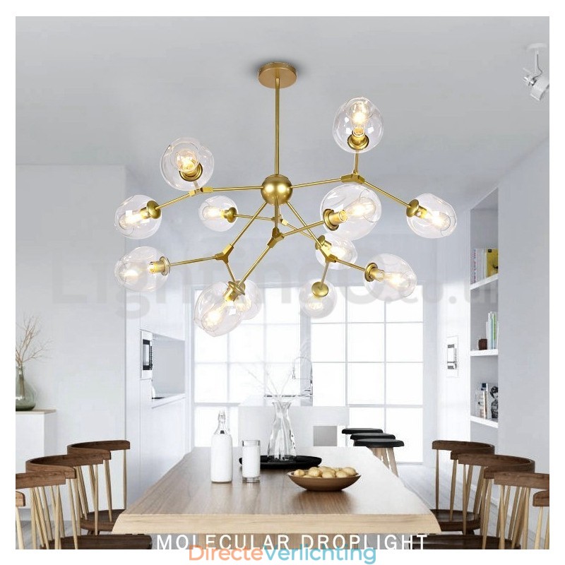 Nordic Postmodern Molecular Magic Bean Kroonluchter Café