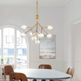 Nordic Postmodern Molecular Bubble Kroonluchter Glazen Kroonluchter