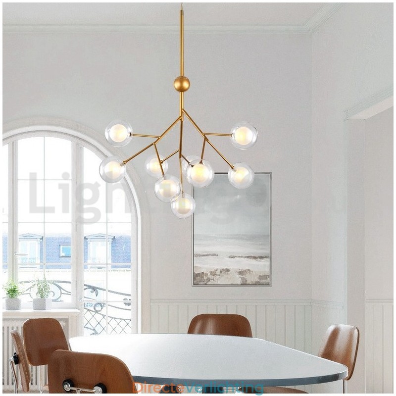 Nordic Postmodern Molecular Bubble Kroonluchter Glazen Kroonluchter