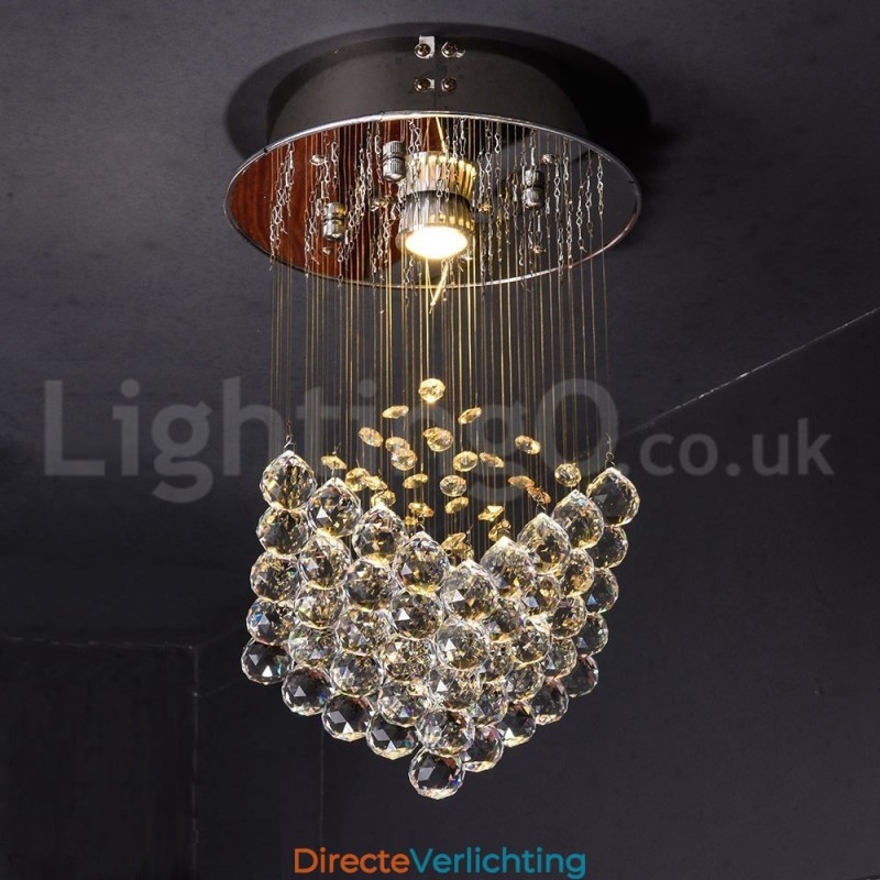 1 Licht Moderne K9 Kristal Plafond Hanglamp Binnen Kroonluchter Verlichting Lampen Armaturen