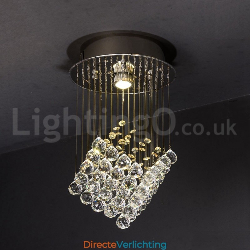 1 Licht Moderne K9 Kristal Plafond Hanglamp Binnen Kroonluchter Verlichting Lampen Armaturen