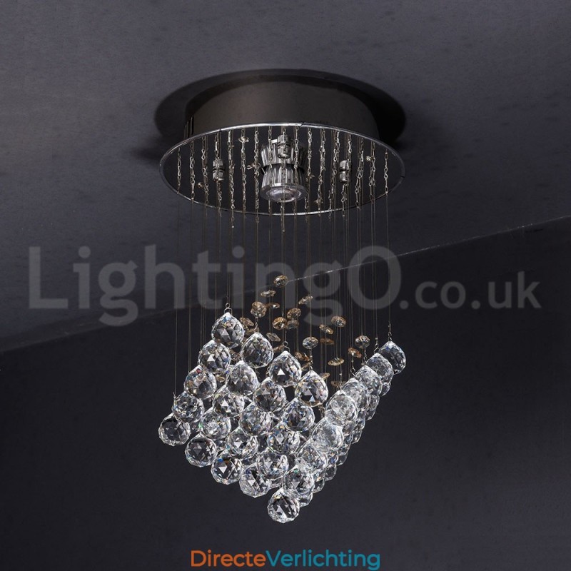 1 Licht Moderne K9 Kristal Plafond Hanglamp Binnen Kroonluchter Verlichting Lampen Armaturen