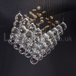 1 Licht Moderne K9 Kristal Plafond Hanglamp Binnen Kroonluchter Verlichting Lampen Armaturen