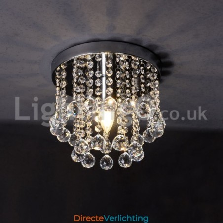 Moderne ronde kristallen kroonluchter veranda plafondlamp Moderne ronde kristallen kroonluchter veranda plafondlamp
