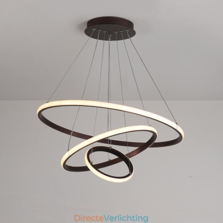 Dimbare Buiten de Cirkels Hanglamp met Afstandsbediening Moderne Design Ringen Dimbare Buiten de Cirkels Hanglamp met Afstandsbediening Moderne Design Ringen