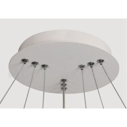 Dimbare Buiten de Cirkels Hanglamp met Afstandsbediening Moderne Design Ringen