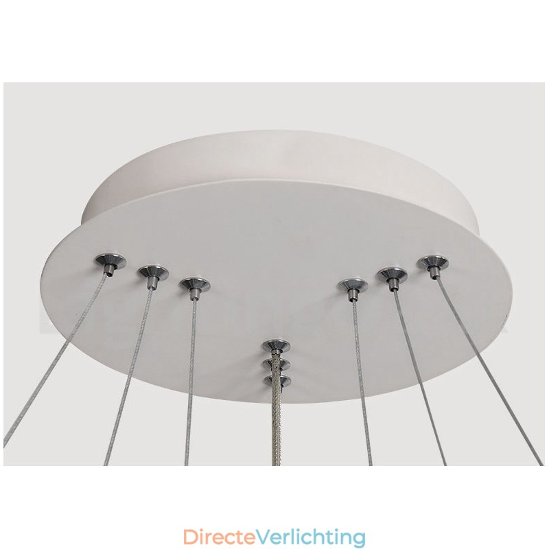 Dimbare Buiten de Cirkels Hanglamp met Afstandsbediening Moderne Design Ringen