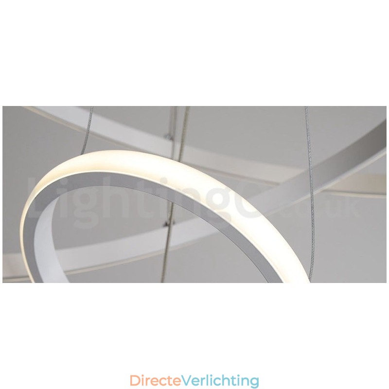 Dimbare Buiten de Cirkels Hanglamp met Afstandsbediening Moderne Design Ringen