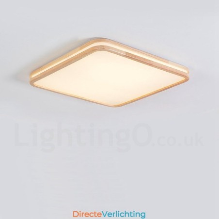 Ultradunne ronde vierkante rechthoekige houten plafondlamp, massief houten acryl kap, plafondlamp in Scandinavische stijl Ultradunne ronde vierkante rechthoekige houten plafondlamp, massief houten acryl kap, plafondlamp in Scandinavische stijl