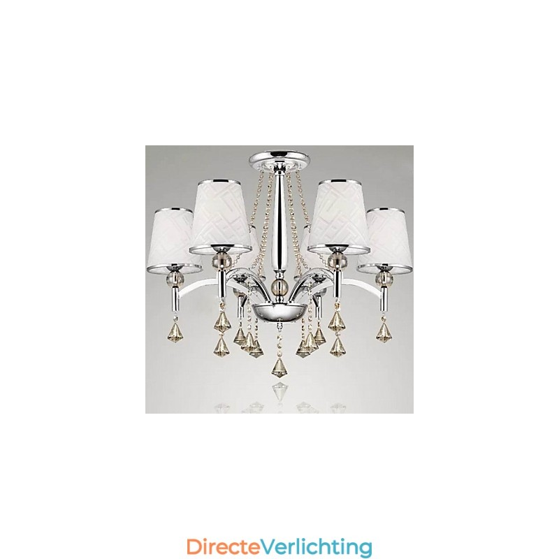 Moderne eigentijdse kristallen chromen metalen kroonluchter