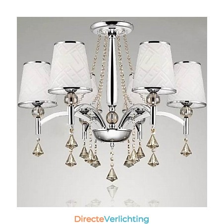 Moderne eigentijdse kristallen chromen metalen kroonluchter Moderne eigentijdse kristallen chromen metalen kroonluchter
