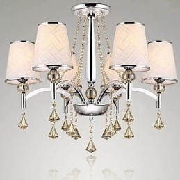 Moderne eigentijdse kristallen chromen metalen kroonluchter