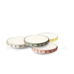 Dimbare ultradunne, veelkleurige, ronde plafondlamp van hout met acrylkap Plafondlamp in Scandinavische stijl