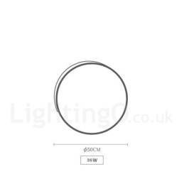 Dimbare ronde plafondlamp van hout met meerdere kleuren en acryl kap Plafondlamp in Scandinavische stijl