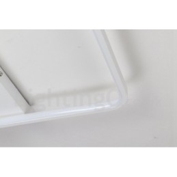 Dimbare witte vierkante houten plafondlamp Ultradunne plafondlamp Kan ook als wandlamp worden gebruikt