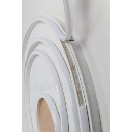 Dimbare witte ringen houten plafondlamp Ultradunne plafondlamp Kan ook als wandlamp worden gebruikt