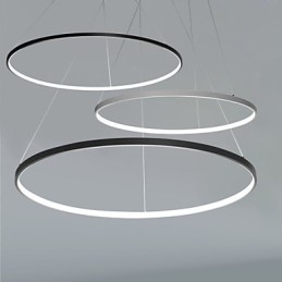 Dimbare 63W 100CM Diameter Hanglamp Modern Design Ring