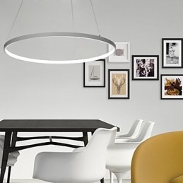 Dimbare 63W 100CM Diameter Hanglamp Modern Design Ring