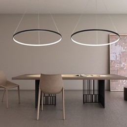 Dimbare 63W 100CM Diameter Hanglamp Modern Design Ring