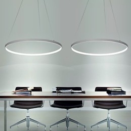 Dimbare 63W 100CM Diameter Hanglamp Modern Design Ring