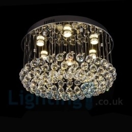 Moderne K9 Crystal ronde plafondlamp