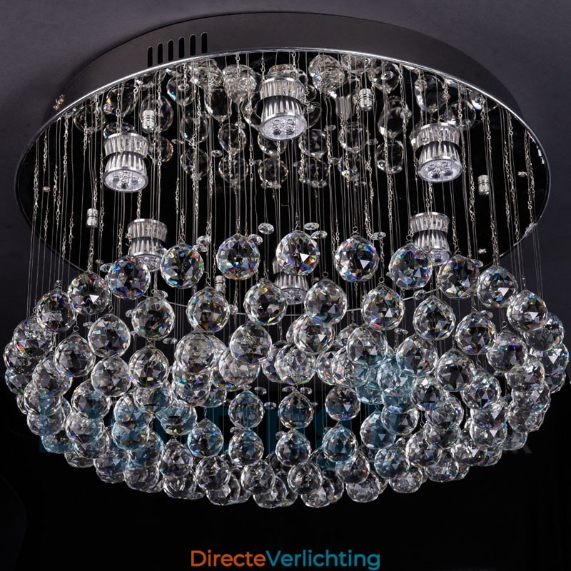Moderne K9 Crystal ronde plafondlamp