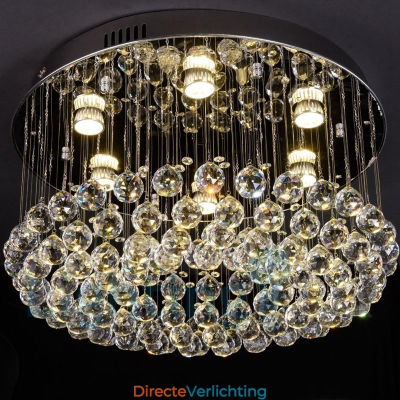 Moderne K9 Crystal ronde plafondlamp