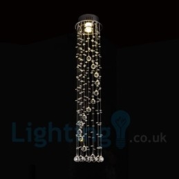 1 Lichts Goedkope Moderne K9 Kristal Ronde Plafondlamp