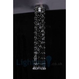 1 Lichts Goedkope Moderne K9 Kristal Ronde Plafondlamp