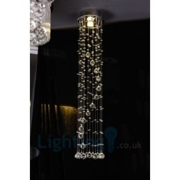 1 Lichts Goedkope Moderne K9 Kristal Ronde Plafondlamp