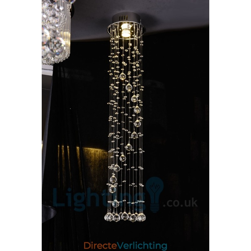 1 Lichts Goedkope Moderne K9 Kristal Ronde Plafondlamp