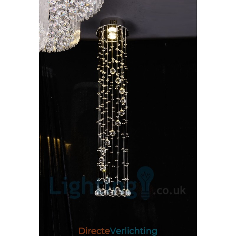 1 Lichts Goedkope Moderne K9 Kristal Ronde Plafondlamp