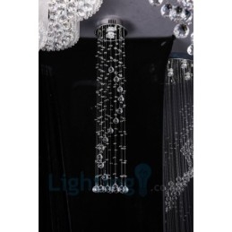 1 Lichts Goedkope Moderne K9 Kristal Ronde Plafondlamp