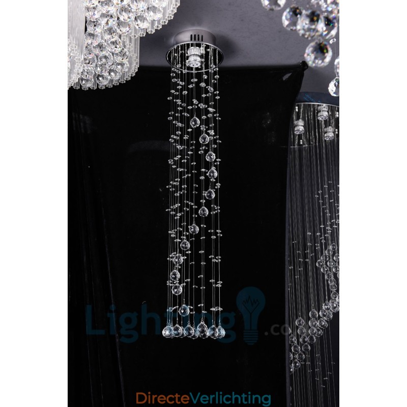 1 Lichts Goedkope Moderne K9 Kristal Ronde Plafondlamp