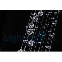 1 Lichts Goedkope Moderne K9 Kristal Ronde Plafondlamp