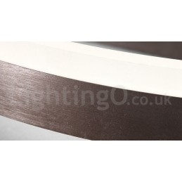 Ronde moderne eigentijdse aluminium plafondlamp, inbouwlamp met afstandsbediening en dimmer. Kan ook als wandlamp worden gebruikt.