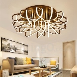 Vogelnest Dimbare Moderne Hedendaagse Aluminium Plafondlamp Kan Ook Als Wandlamp Worden Gebruikt